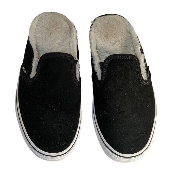 Vans Suede Faux fur mules, Men’s size 5 or Women’s size 6.5 Sherpa - Picture 1 of 5